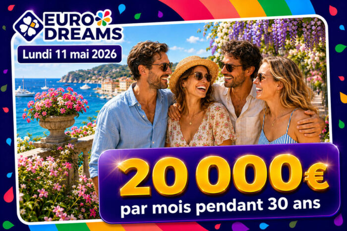 Résultat EuroDreams du lundi 11 mai 2026 : les numéros gagnants du tirage