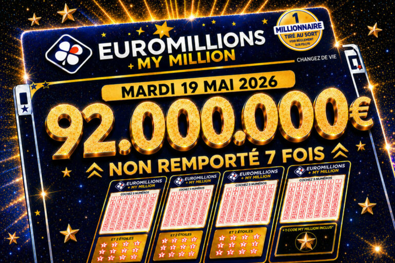 Résultat EuroMillions du mardi 19 mai 2026 : découvrez les numéros gagnants du tirage