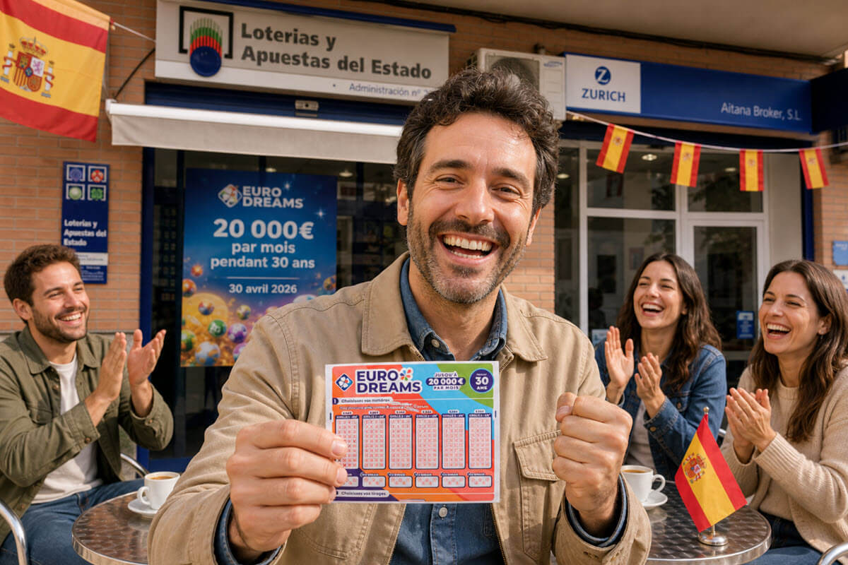 EuroDreams : un gagnant à 20 000€ par mois en Espagne accompagné d'un autre rentier, la folle soirée ibérique