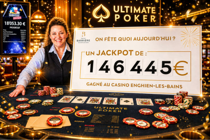Casino Enghien-les-Bains : il revient tenter sa chance et décroche plus de 146 000 €, plus gros gain de 2026