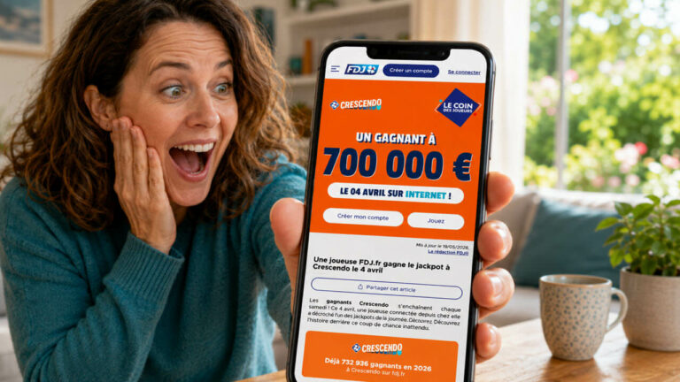 Crescendo FDJ : « J&rsquo;en tremblais de joie et de bonheur », 1€ de mise pour 700 000€, jackpot record