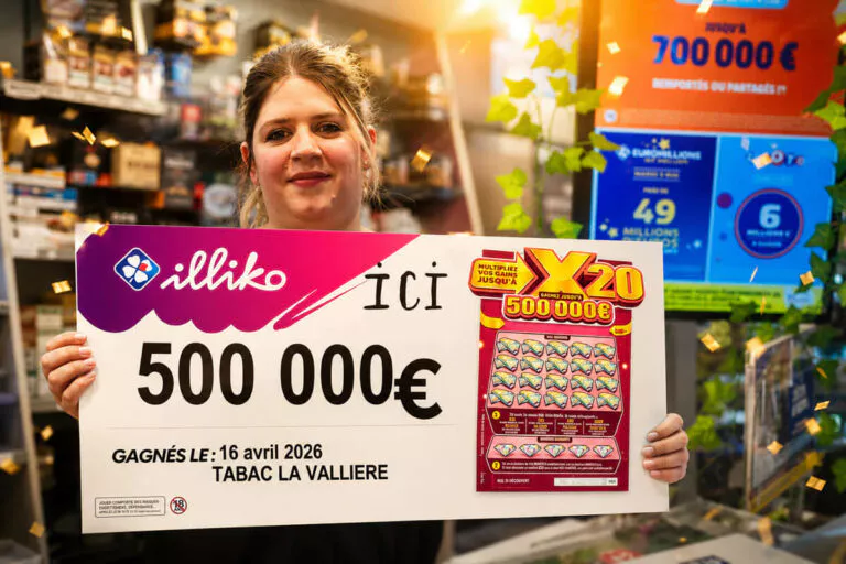 FDJ : « il gratte toujours avec la même pièce », un jurassien gagne 500 000 € au jeu de grattage X20