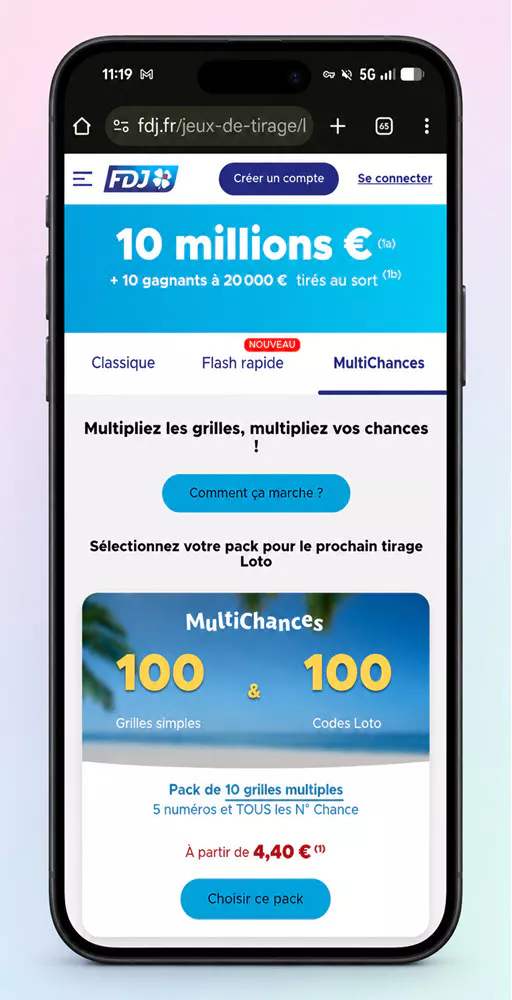 Pack Multichances pour le Loto de la Fête des Mères