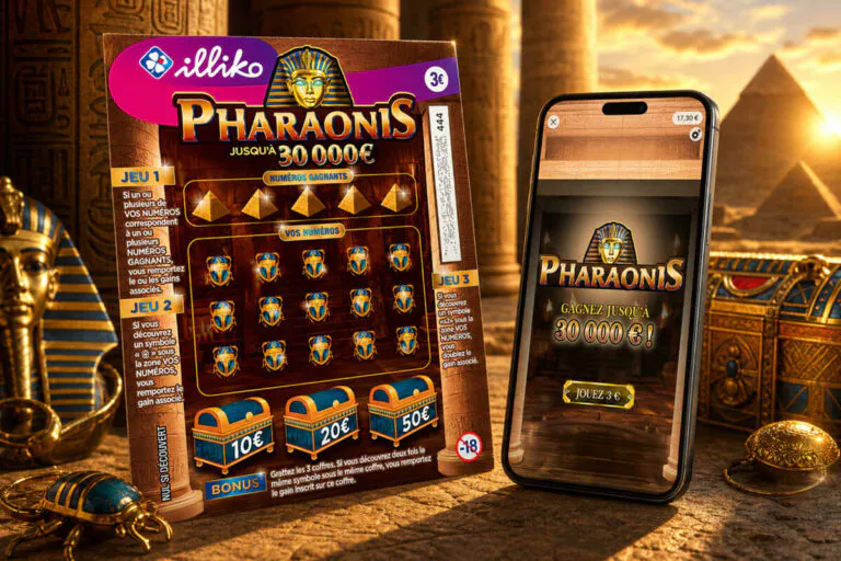 Pharaonis FDJ : Chances de gagner, règles et avis sur le jeu à 3€