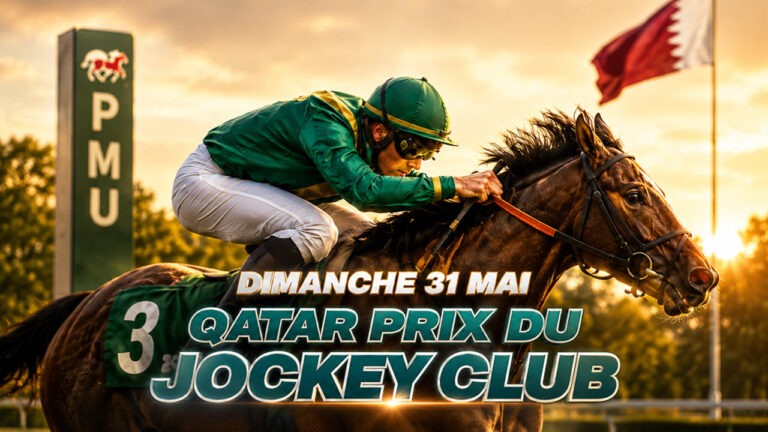 Pronostics Quinté du jour ce dimanche 31 mai 2026 (Prix du Jockey Club) : cotes, analyses, partants