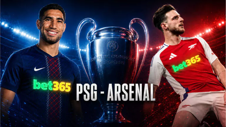 Finale PSG-Arsenal : pourquoi Bet365 est partout, du terrain de Budapest à votre écran