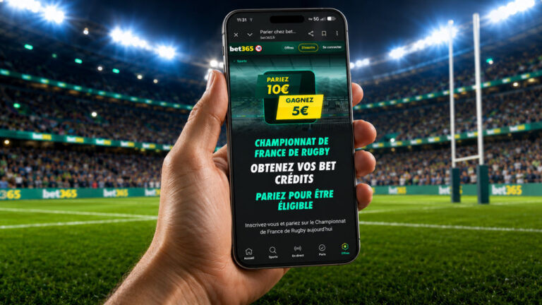 Bet365 : 5 € offerts pour 10€ misés sur la dernière journée de Top 14 ce samedi
