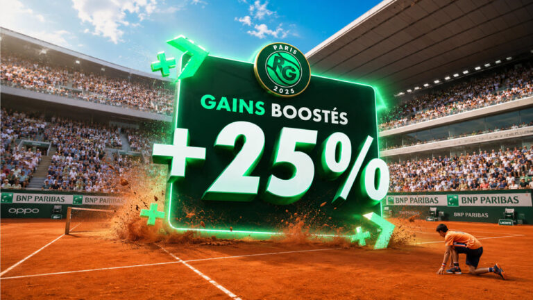 Bet365 et Roland-Garros : +25 % de gains boostés sur les quarts de finale