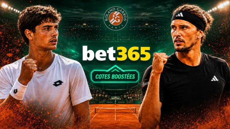 Zverev-Cobolli : les cotes boostées Bet365 pour parier sur la finale Roland-Garros