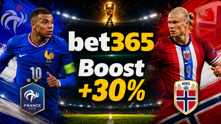 France – Norvège : on a misé 23,50 € sur le combi boosté +30 % de Bet365