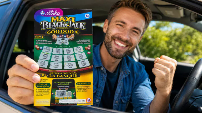 Mega Blackjack FDJ : il découvre un jackpot de 600 000 € dans sa voiture en Nouvelle Aquitaine