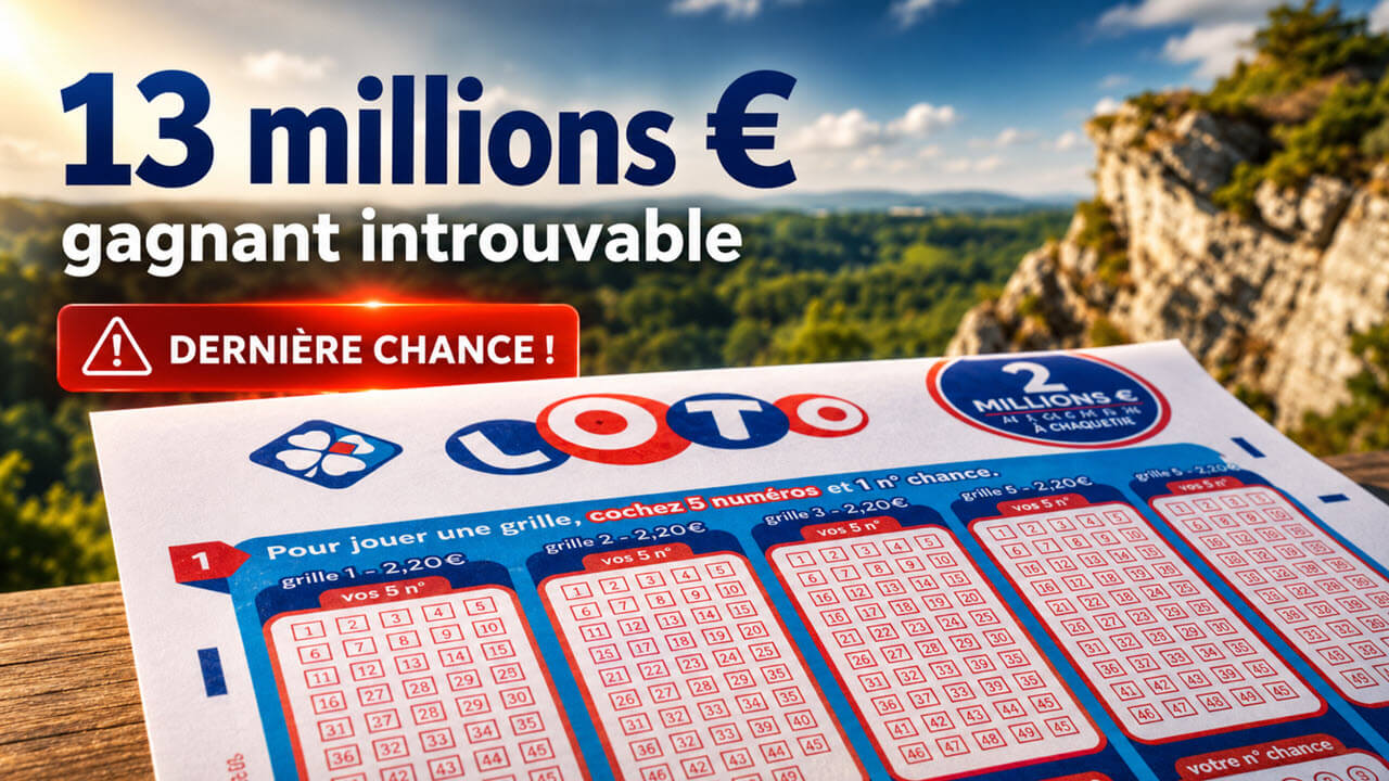 Loto : 13 millions d'euros dorment dans l'Orne, le gagnant a jusqu'au 22 juin pour les réclamer