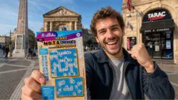 FDJ : un bordelais gratte pour 5€ un célèbre jeu à gratter et remporte 250 000 €
