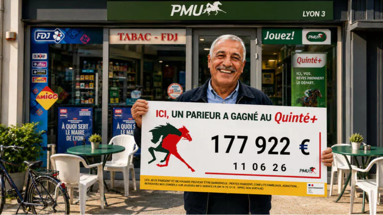 Quinté+ : un petit pari de 2 € qui rapporte 177 922 €, un lyonnais gagne gros au PMU