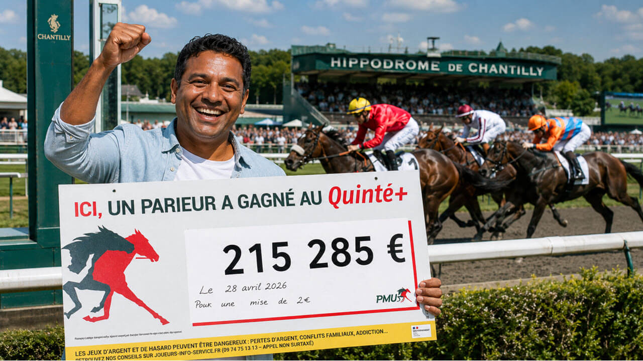 PMU : plus de 215 000 € remporté au Prix Chantilly, le 4ème jackpot de l’année à La Réunion