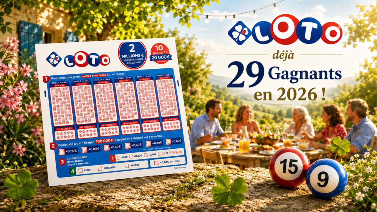 FDJ : les gagnants Loto en 2026, tous les grands jackpots remportés cette année