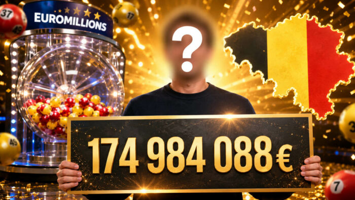 EuroMillions : record absolu en Belgique, un joueur remporte 174 984 088 €