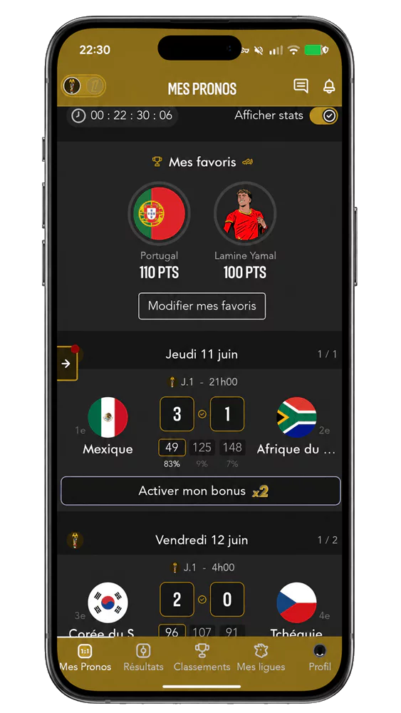 Mon petit Prono pour parier gratuitement sur la coupe du monde 2026