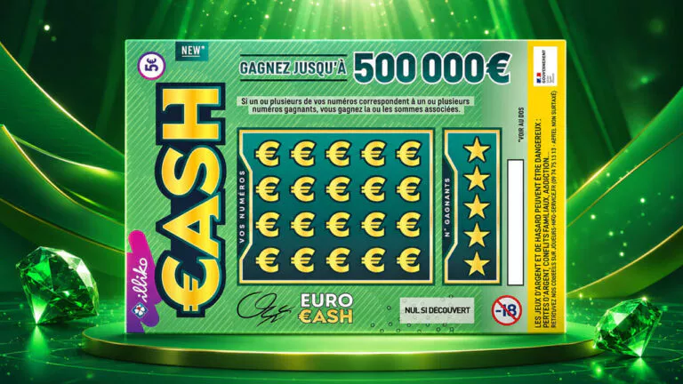 Nouveau ticket CASH 2026 : le ticket star de la FDJ repasse au vert en 2026