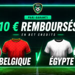 Belgique – Égypte : Bet365 rembourse jusqu&rsquo;à 10 € sur votre pari ce soir