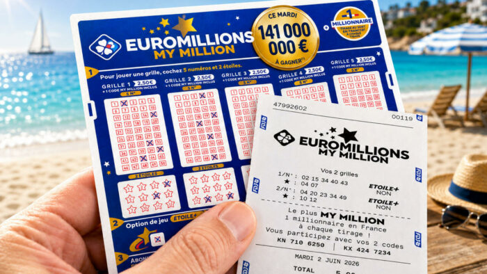 EuroMillions : les résultats du 2 juin sont tombés, vérifiez vos numéros et votre code My Million