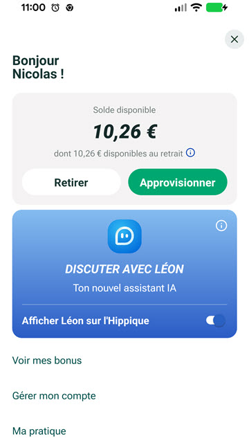 Activez (ou non) l'assistant Leon