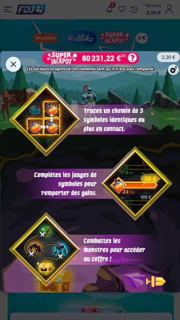 Comment jouer au jeu Mythic Blade