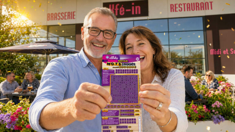 FDJ : ils jouent sur un coup de tête, un couple remporte 600 000€ au ticket Mega Mots Croisés dans l&rsquo;Oise