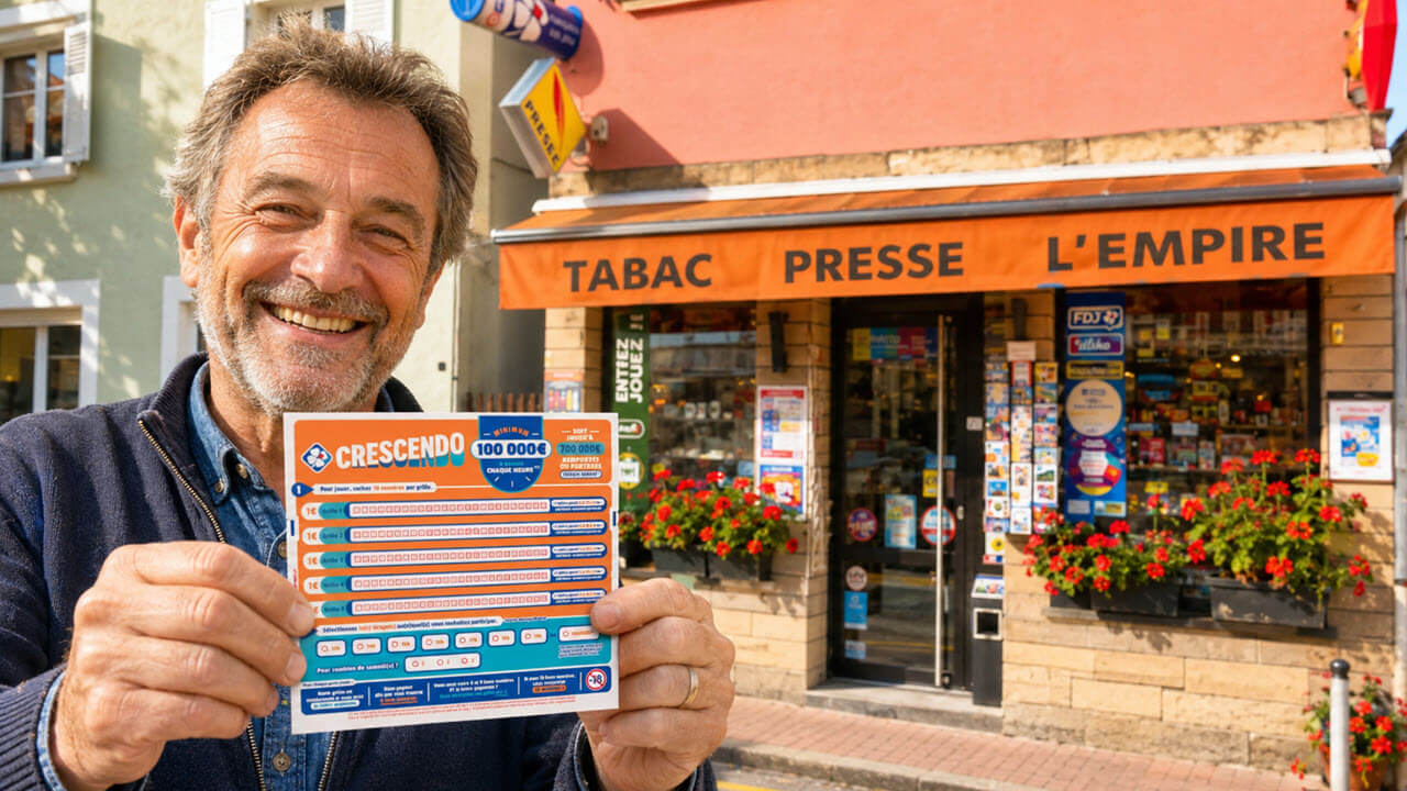 Crescendo FDJ : un alsacien d'Obernai repart avec 400 000 € avec une grille de 1€ seulement
