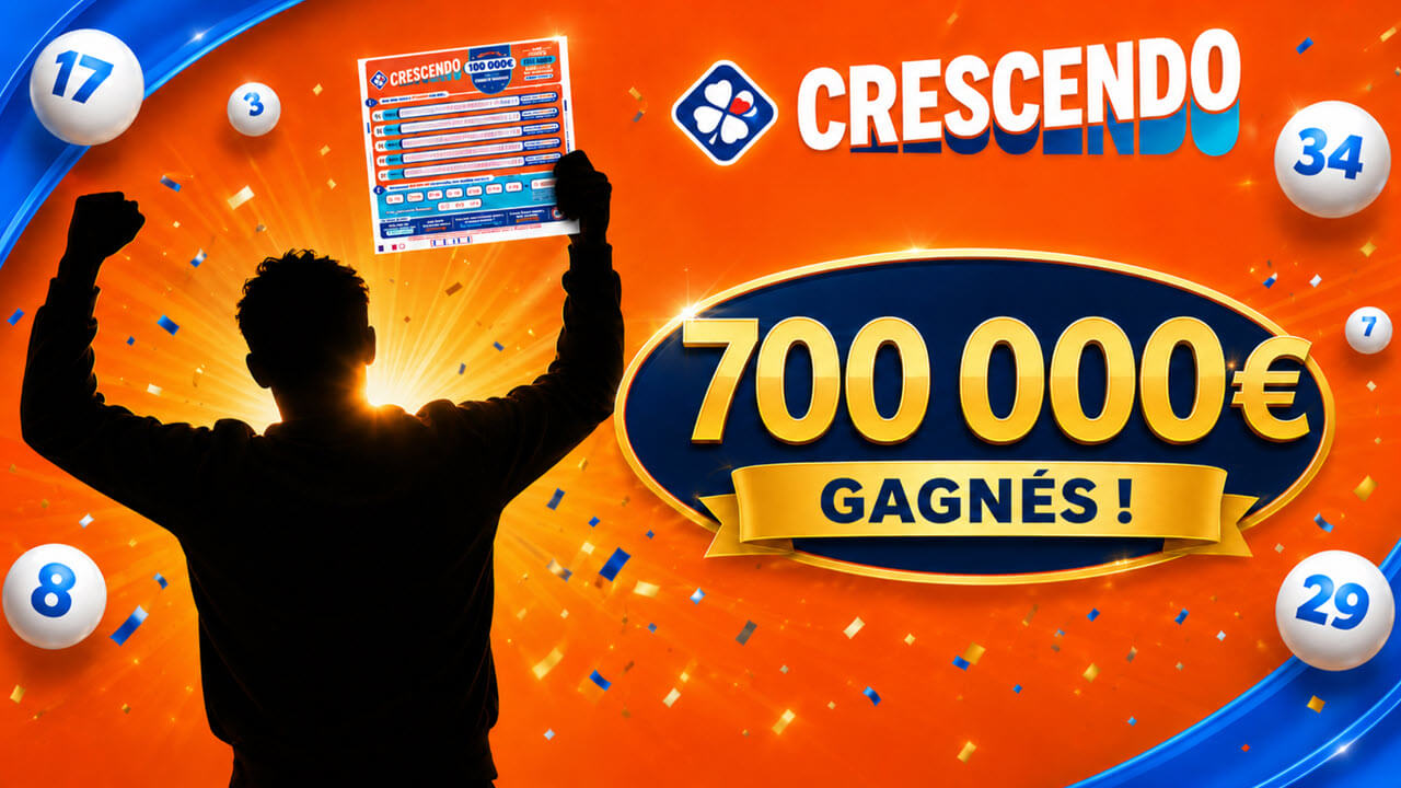 700 000 € au dernier tirage de la journée : le Crescendo a fait un nouveau grand gagnant le 18 juillet 2026