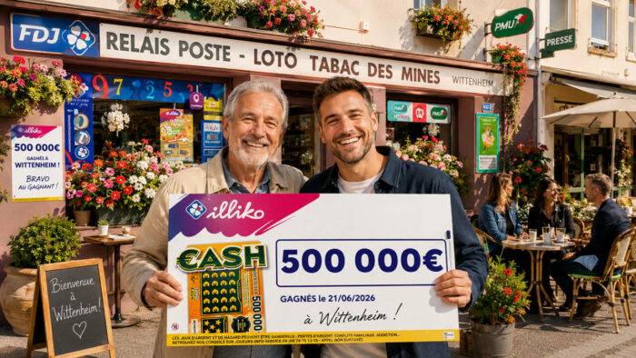 Cash FDJ : « il y a 5 et cinq zéros derrière », ce père n&rsquo;en a pas cru ses yeux en découvrant 500 000€