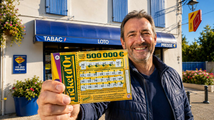 FDJ : un ticket qui vaut de l&rsquo;or, 500 000€ dans le Sud-Ouest à Caudrot