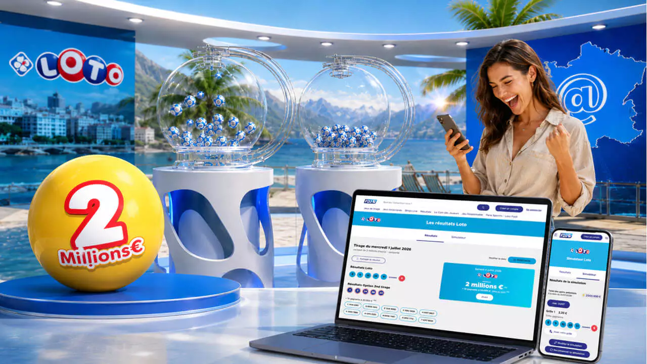 Loto : un 4e jackpot d'affilée ! 2 millions d'euros remportés ce 1er juillet 2026 sur internet