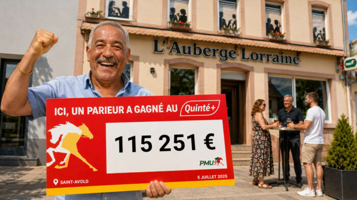 Saint-Avold : un gagnant Quinté+ du 5 juillet remporte 115 251 €