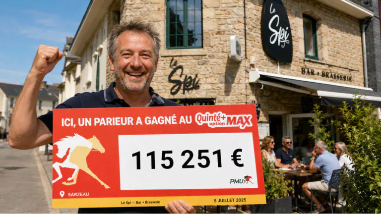 Gagnant Quinté+ du 5 juillet : 115 251 € pour 3 € misés à Sarzeau !
