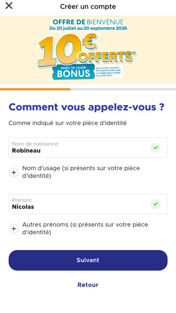 Renseignez toutes vos coordonnées