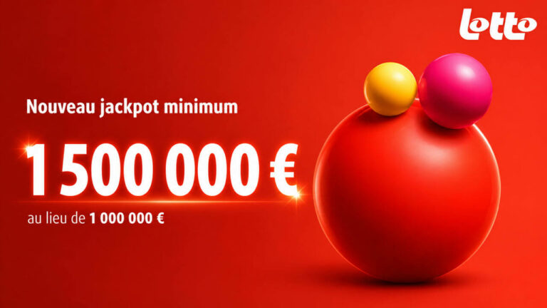 Lotto belge : le jackpot repart désormais à 1 500 000 € et non plus à 1 000 000 €