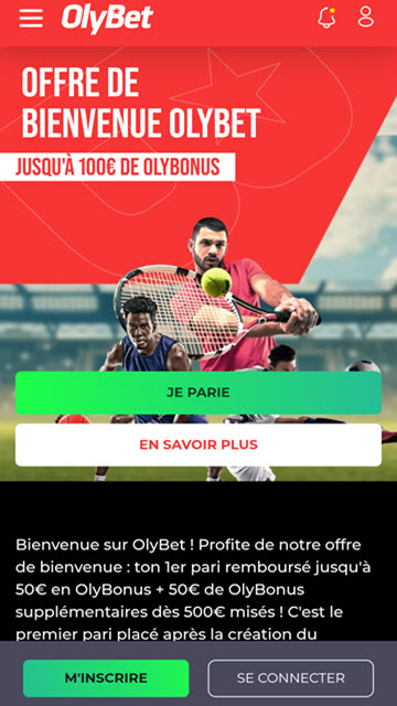 Inscrivez-vous sur Olybet.fr