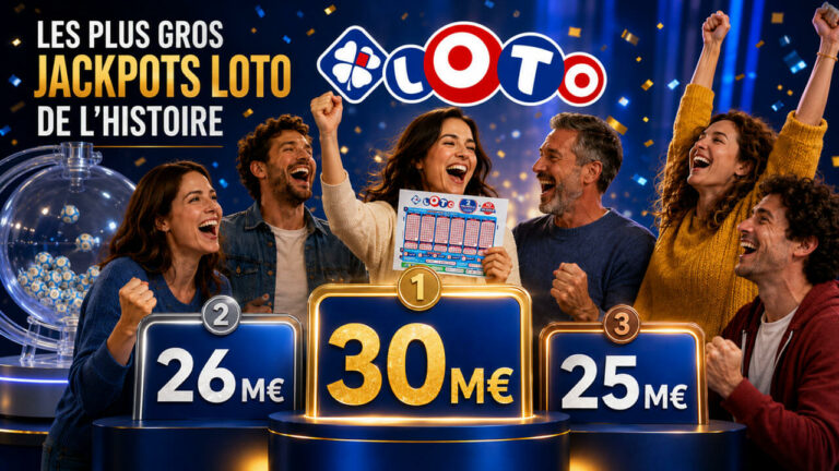 Plus gros gain Loto : le record de 30 millions d&rsquo;euros et le top 10 des jackpots