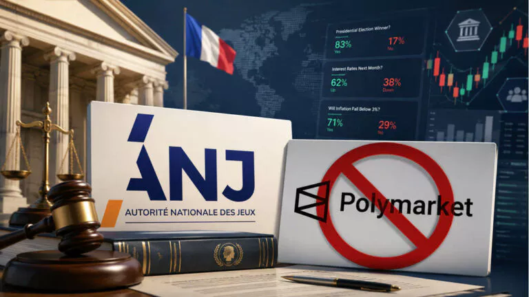 Polymarket bloqué en France : l&rsquo;ANJ coupe l&rsquo;accès à un site suivi par 205 000 Français