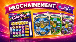 FDJ : deux nouveaux tickets a gratter en août, Color Mix et Mission Patrimoine