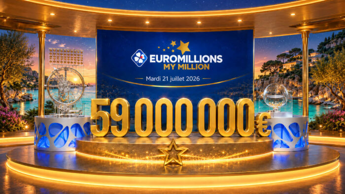 Résultat EuroMillions du 21 juillet : aucun gagnant à 59 millions d&rsquo;euros, le jackpot grimpe à 70 millions d&rsquo;euros
