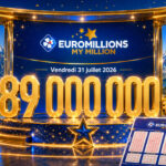 Résultat EuroMillions du 31 juillet : aucun gagnant à 89 millions d&rsquo;euros, le jackpot grimpe à 98 millions d&rsquo;euros