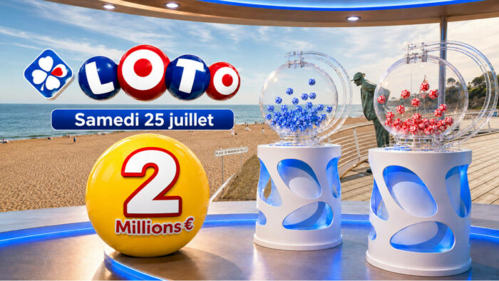 Résultat Loto du samedi 25 juillet 2026 : 2 joueurs remportent 110 000€, tout près du jackpot