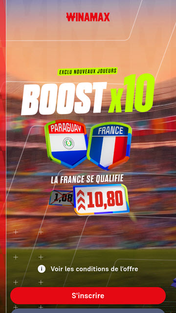 Inscrivez-vous sur Winamax.fr