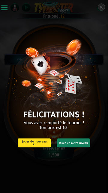 Une première victoire d'un tournoi Twister