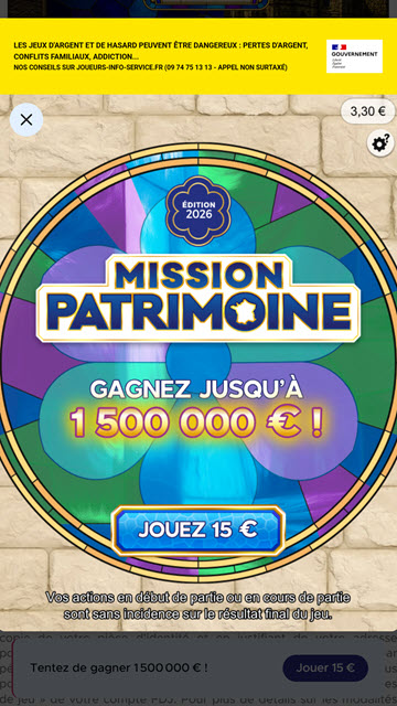 C'est parti :