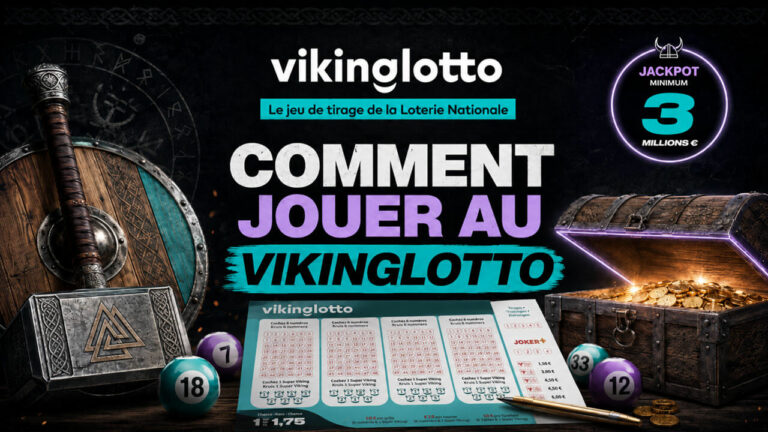 Comment jouer au Vikinglotto en Belgique : le guide 2026, en ligne et en point de vente