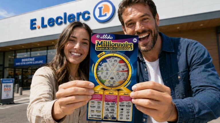 FDJ : ils grattent leur ticket et voient deux fois 1 000 000 €, ce couple devient millionnaire dans l&rsquo;Oise