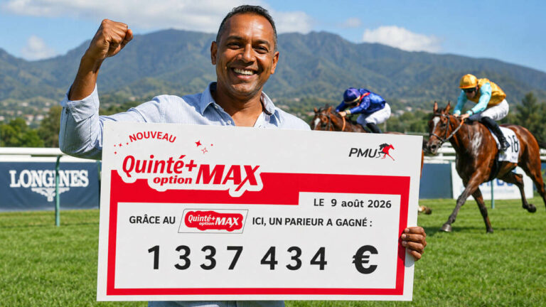 PMU : un réunionnais trouve le Quinté+ dans l’ordre et remporte plus de 1,3 million d&rsquo;euros grâce à la tirelire